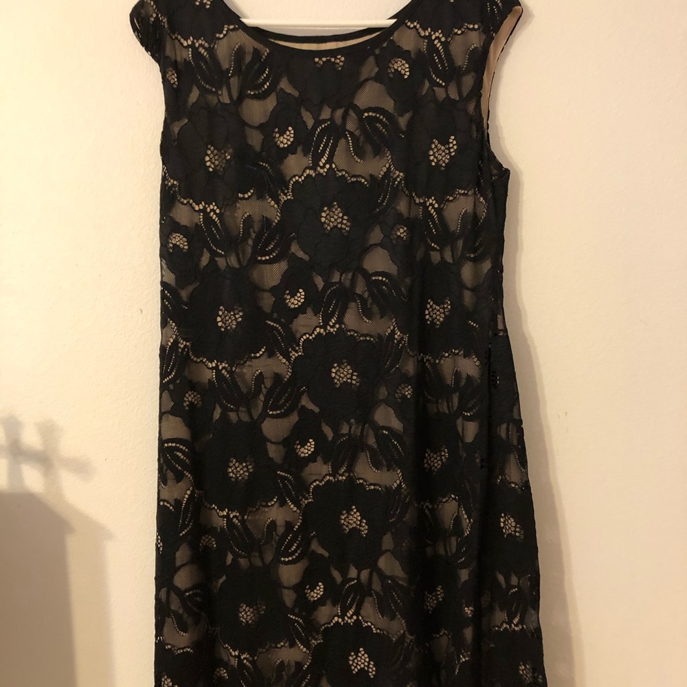 Pretty black dress.